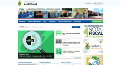 Desktop Screenshot of fhaj.am.gov.br