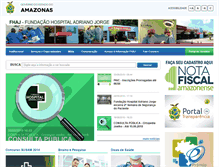 Tablet Screenshot of fhaj.am.gov.br