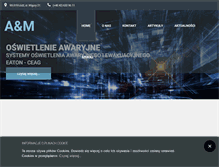 Tablet Screenshot of am.com.pl