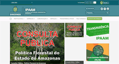 Desktop Screenshot of ipaam.am.gov.br