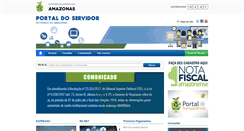 Desktop Screenshot of portaldoservidor.am.gov.br