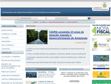Tablet Screenshot of ciama.am.gov.br