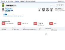 Tablet Screenshot of delegaciainterativa.am.gov.br