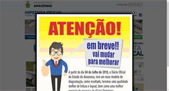 Desktop Screenshot of imprensaoficial.am.gov.br