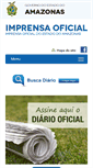 Mobile Screenshot of imprensaoficial.am.gov.br