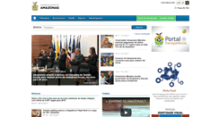 Desktop Screenshot of amazonas.am.gov.br